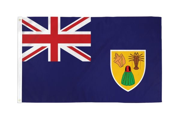 Turks & Caicos Flag 3x5ft